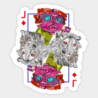 Jack of diamonds Sticker